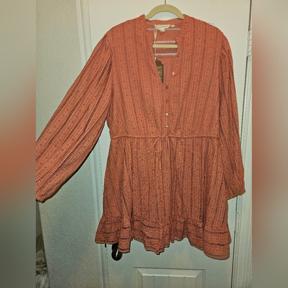 Anthropologie Eyelet Dress - Picture 6 of 8